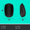 Logitech M171 fekete Egér
