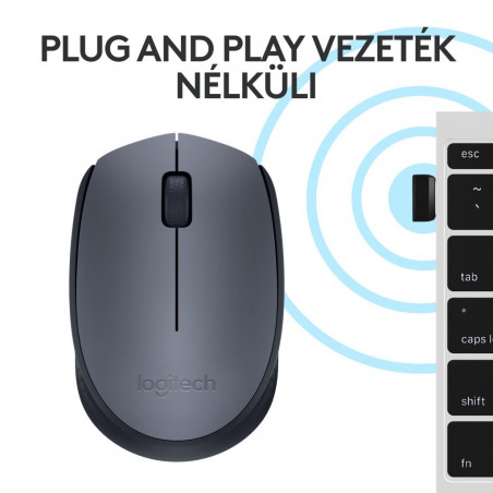 Logitech M170 szürke Egér