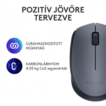 Logitech M170 szürke Egér