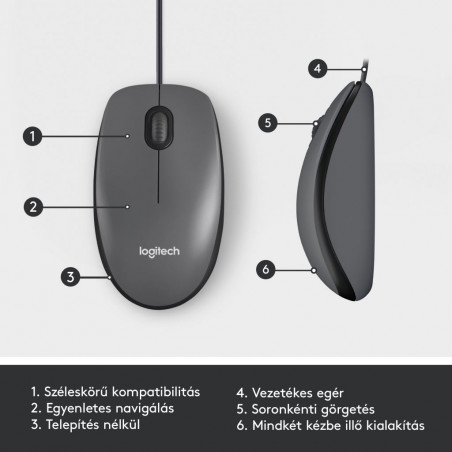 Logitech M100 Egér
