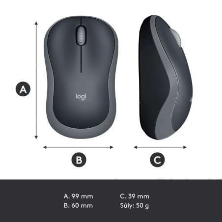 Logitech M185 Wireless Egér