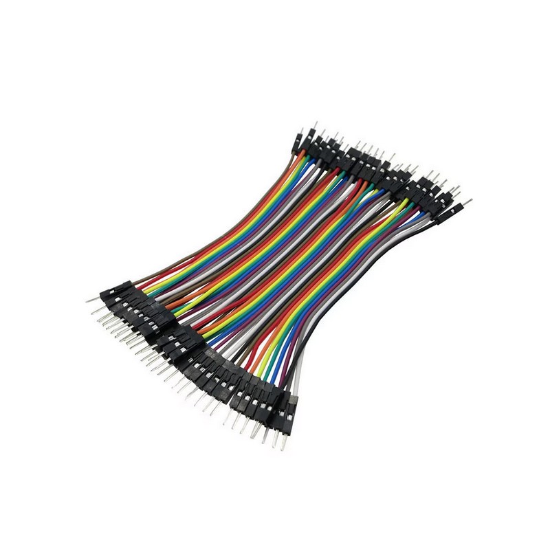 Szalagkábel csatlakozóval 20cm, 40p,M-M jump RC40-20/MM