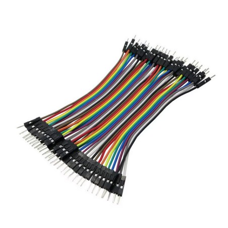 Szalagkábel csatlakozóval 20cm, 40p,M-M jump RC40-20/MM