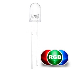LED 5 mm, RGB színváltó,...