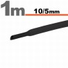 Zsugorcső 10/5mm 1m fekete