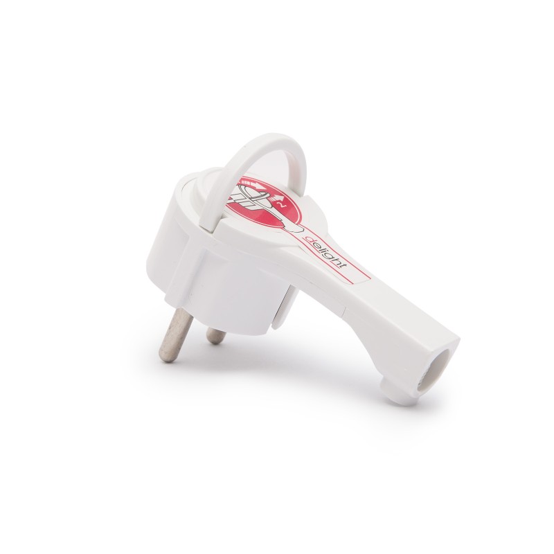 Lengő dugó 250V~50Hz/16A 90° fehér