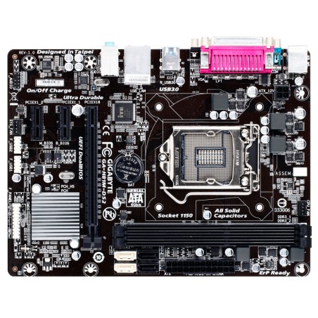 Használt Gigabyte GA-H81M-DS2 alaplap + INTEL Pentium G3250 3.20GHz processzor