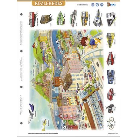 Irodai eszközök Tanulói munkalap, A4, STIEFEL" Közlekedés"