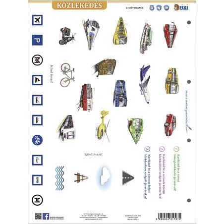 Irodai eszközök Tanulói munkalap, A4, STIEFEL" Közlekedés"