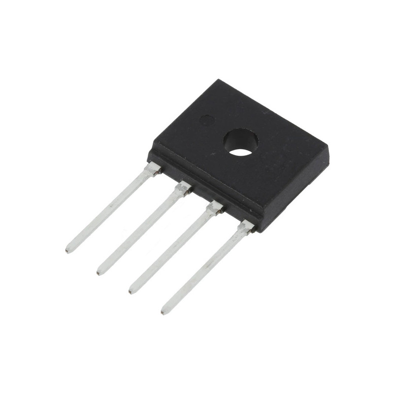 Egyfázisú egyenirányító diódahíd, 4A, 1000V, D3K