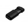 Verbatim 8GB, USB 2.0, 10/4MB/sec. PinStripe, fekete