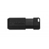 Verbatim 64GB USB 2.0, 10/4MB/sec "PinStripe", fekete