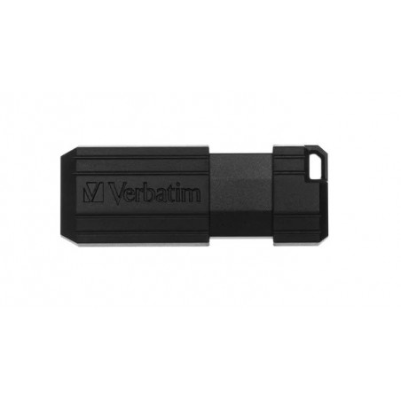 Pendrive, 16GB, USB 2.0, 10/4MB/sec, VERBATIM "PinStripe", fekete