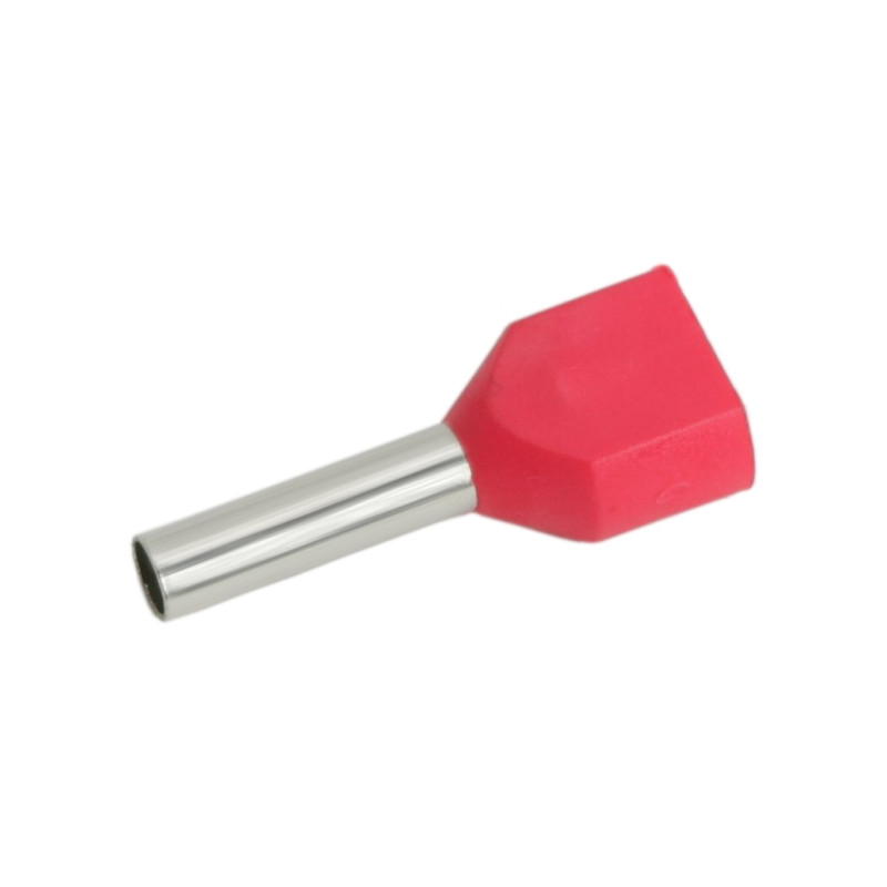 Érvéghüvely 2x1.0mm2 dupla