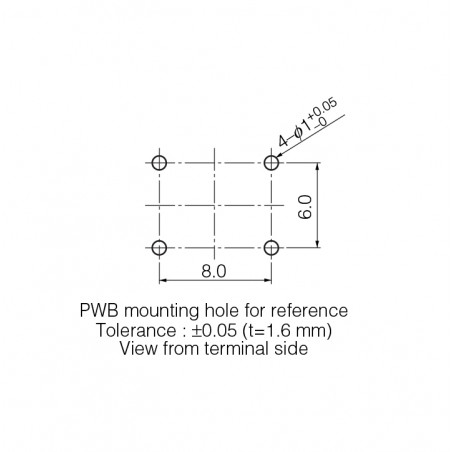 Nyomógomb, SPST, ESE20D421