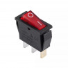 Billenőkapcsoló,Kétállású,ON-OF Piros,250v 16A IRS-101-1A