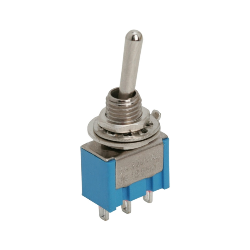 Karos kapcsoló, 2állású 3 lábú, 3 A - 250 V