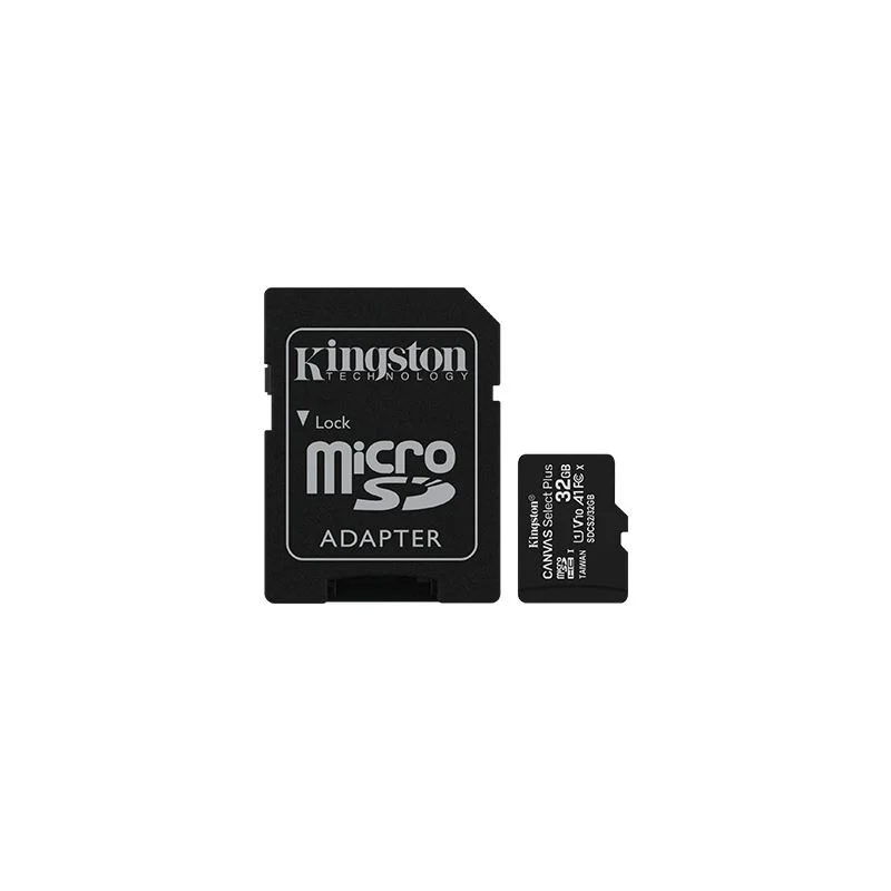 Kingston 32GB Micro SD + adapter C10 Memóriakártya