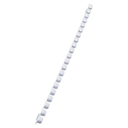Spirál, műanyag, 8 mm, 21-40 lap, FELLOWES, 100 db, fehér