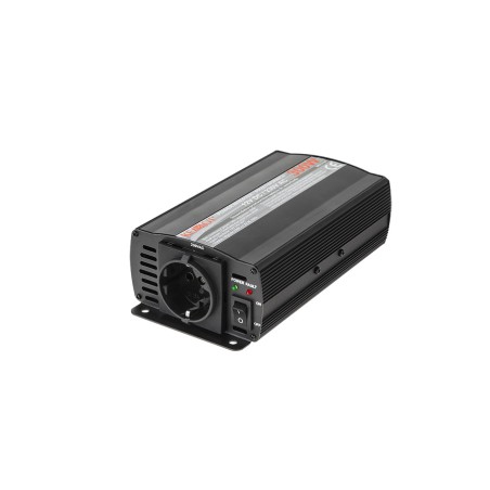 Inverter 12V 230V 300W KEMOT szivargyújtó+csipesz