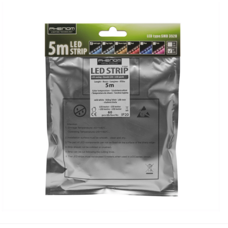 Led szalag 5m 60L - coldwhite