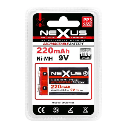 Akkumlátor 9V 220mAh Nexus