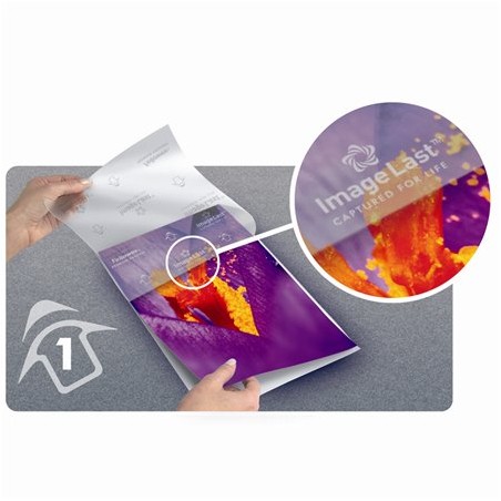 Meleglamináló fólia, 80 mikron, A4, fényes, 100db, Fellowes