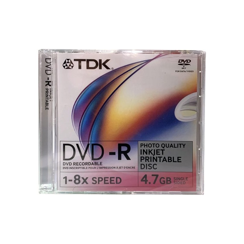 Adathordozó TDK DVD-R 4.7GB Nyomtatható