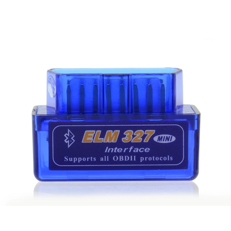 Bluetooth OBD2 diagnosztikai csatlakozó, kék, ELM327