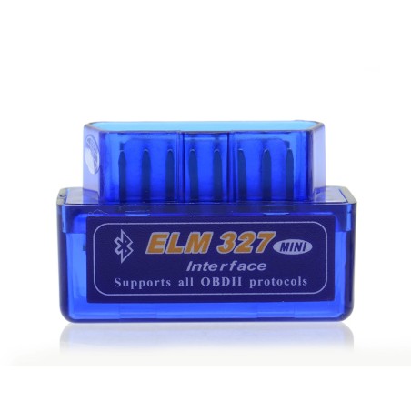Bluetooth OBD2 diagnosztikai csatlakozó, kék, ELM327