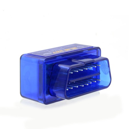 Bluetooth OBD2 diagnosztikai csatlakozó, kék, ELM327