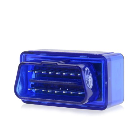 Bluetooth OBD2 diagnosztikai csatlakozó, kék, ELM327
