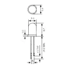 LED 5 mm PIROS, transzparens, L-53 IT