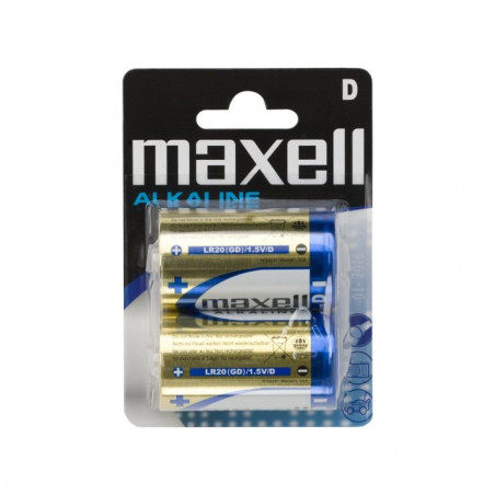 Maxell 1.5V D -alkáli elem- LR20 2PK