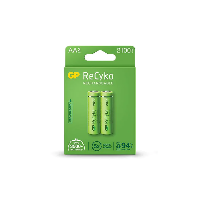 Akkumlátor GP ReCyko 2db 2100mAh