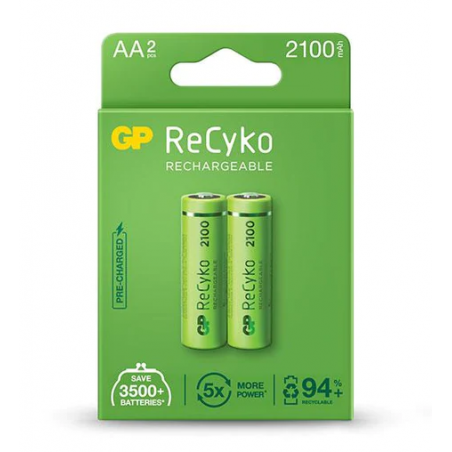 Akkumlátor GP ReCyko 2db 2100mAh