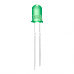 LED 5 mm, ZÖLD,...